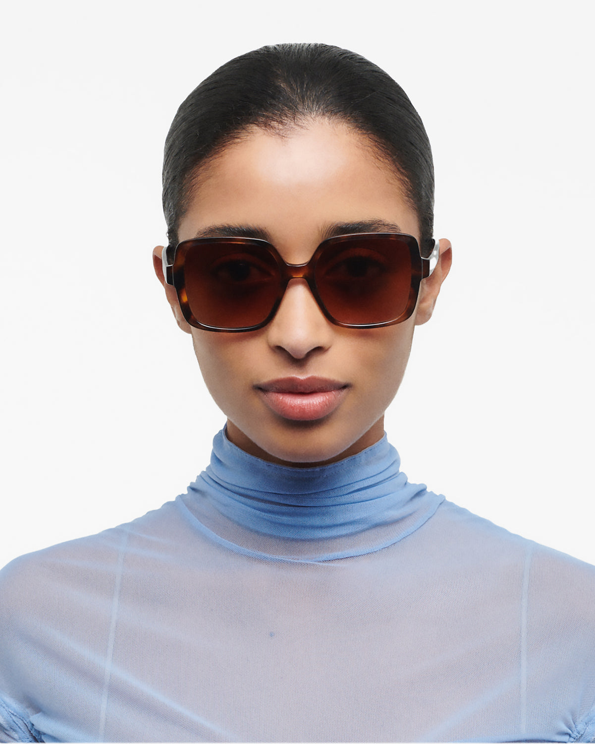 GIADA: Cuadrada Acetato Havana sunglasses by GIGI STUDIOS 1091