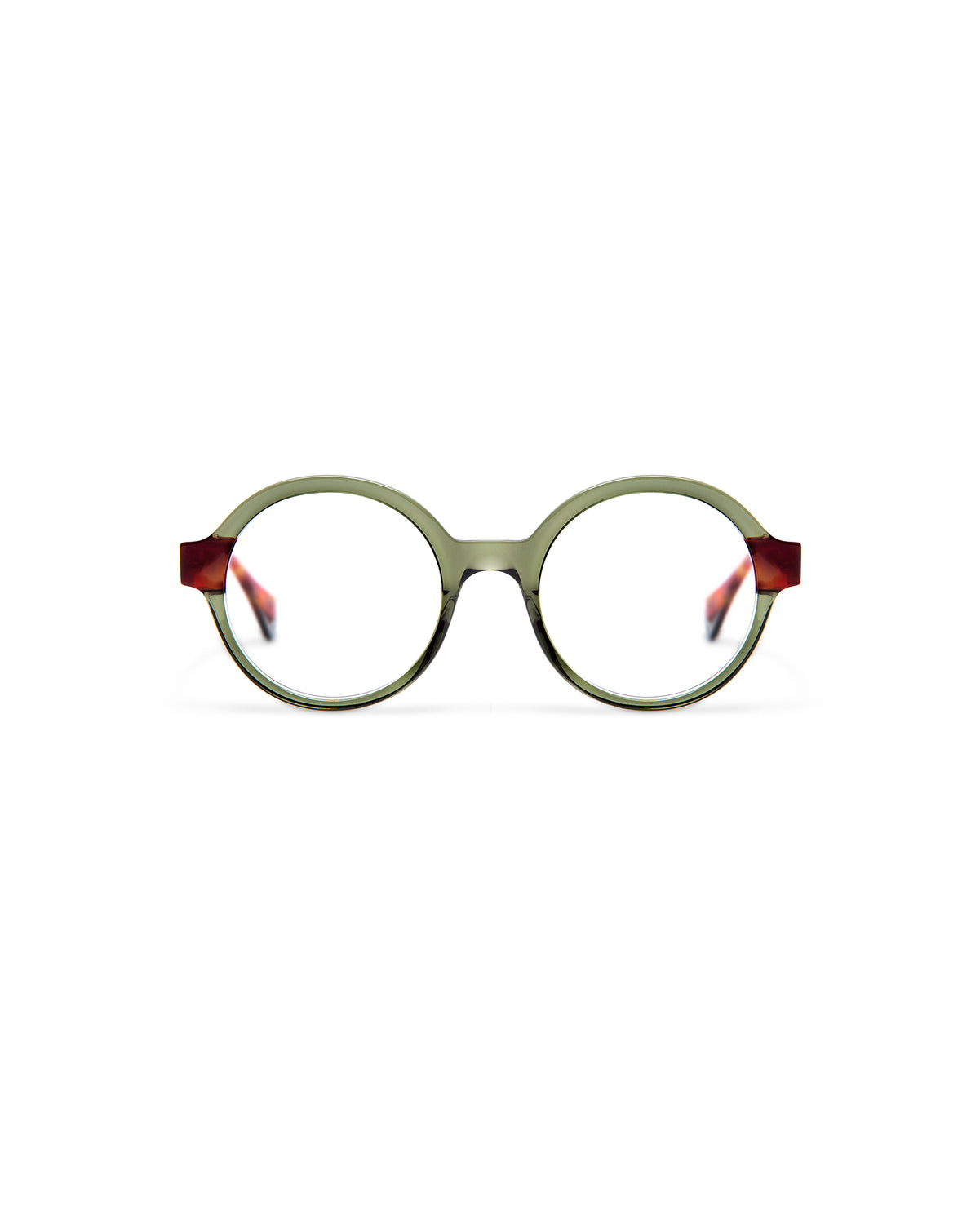 ROXANE: Redondas Acetato Verde optical glasses by GIGI STUDIOS 106