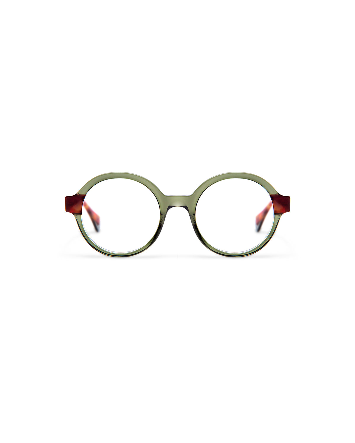 ROXANE: Redondas Acetato Verde optical glasses by GIGI STUDIOS 106
