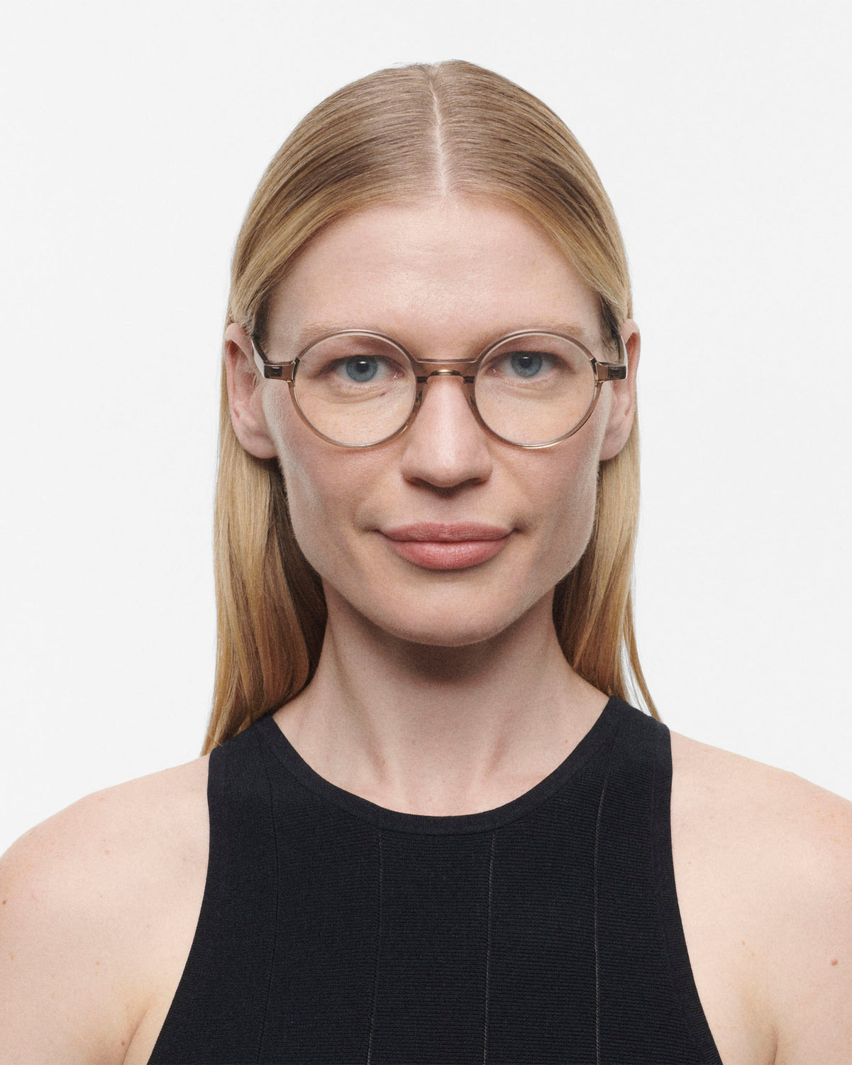 VENEZIA: Redondas Acetato Marrón optical glasses by GIGI STUDIOS 45