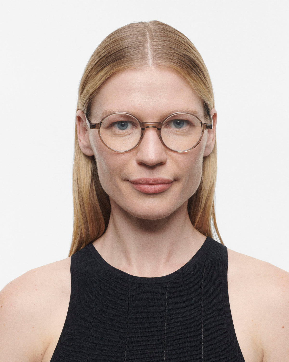 VENEZIA: Redondas Acetato Marrón optical glasses by GIGI STUDIOS 45