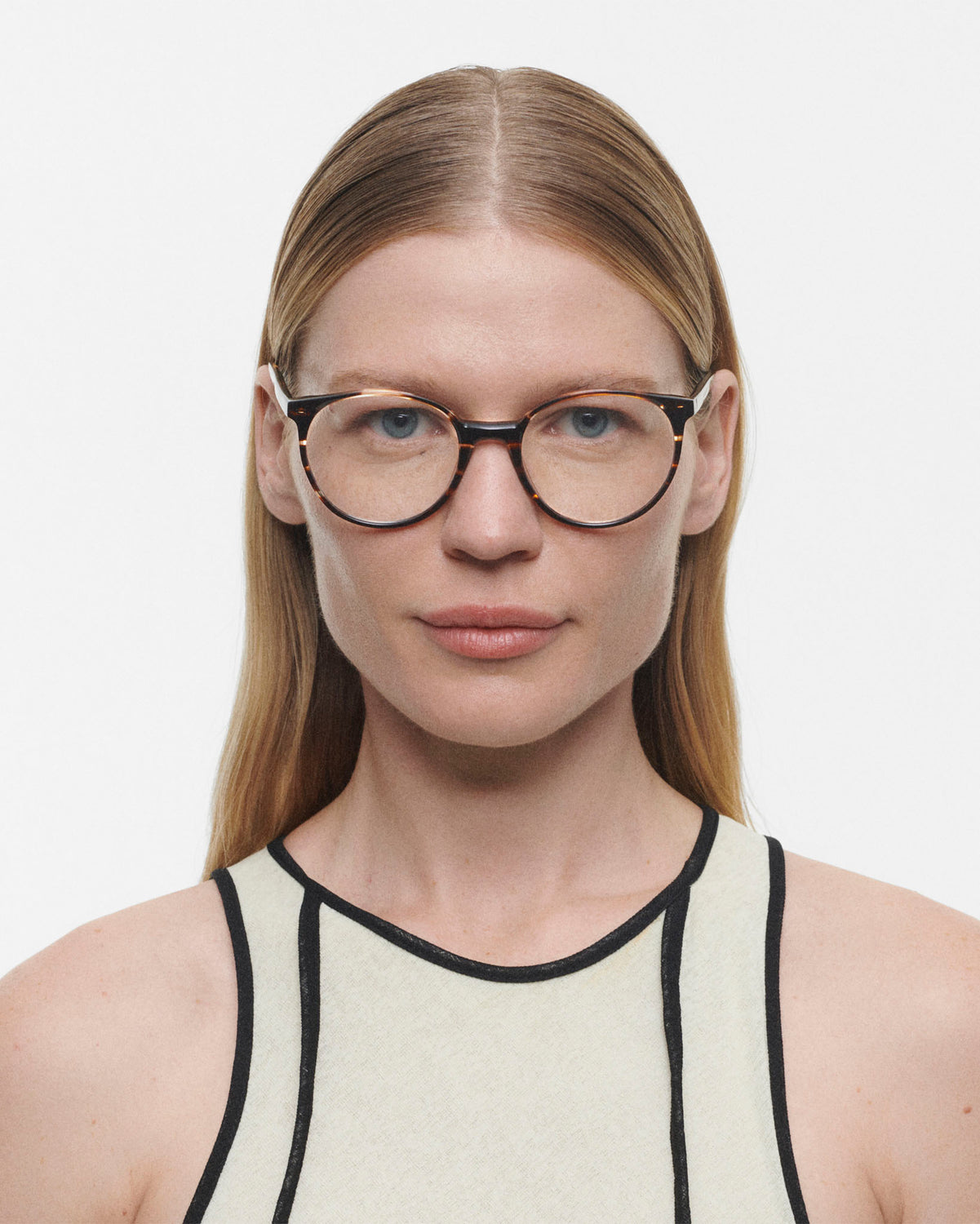 ISOTTA: Redondas Acetato Havana optical glasses by GIGI STUDIOS 668
