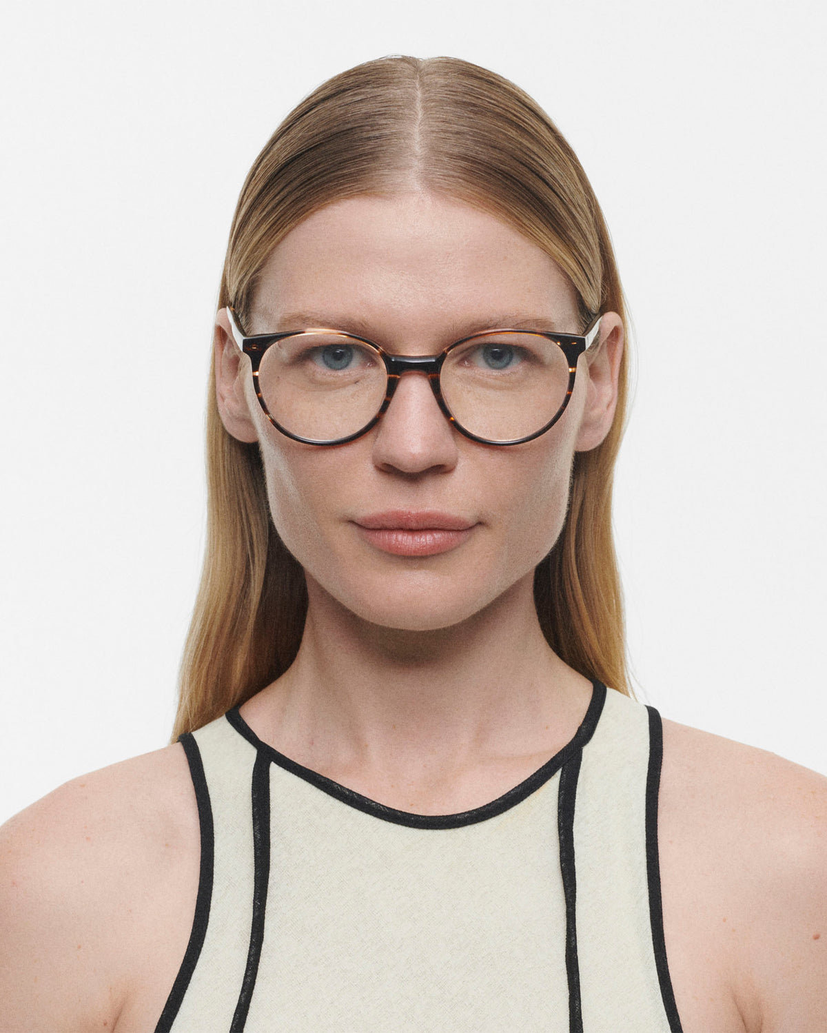 ISOTTA: Redondas Acetato Havana optical glasses by GIGI STUDIOS 668
