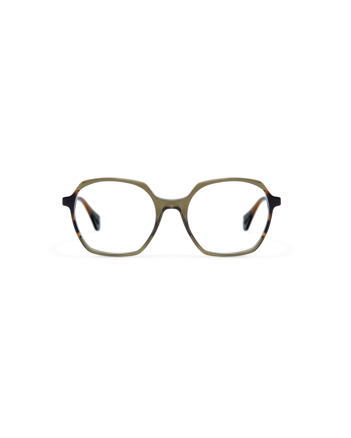 ABIGAIL: Geométricas Acetato Verde optical glasses by GIGI STUDIOS 13512