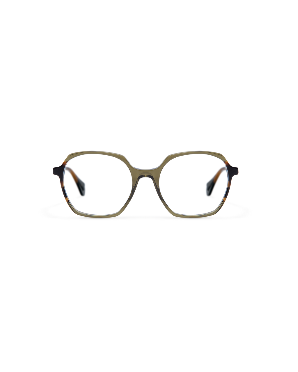 ABIGAIL: Geométricas Acetato Verde optical glasses by GIGI STUDIOS 13512