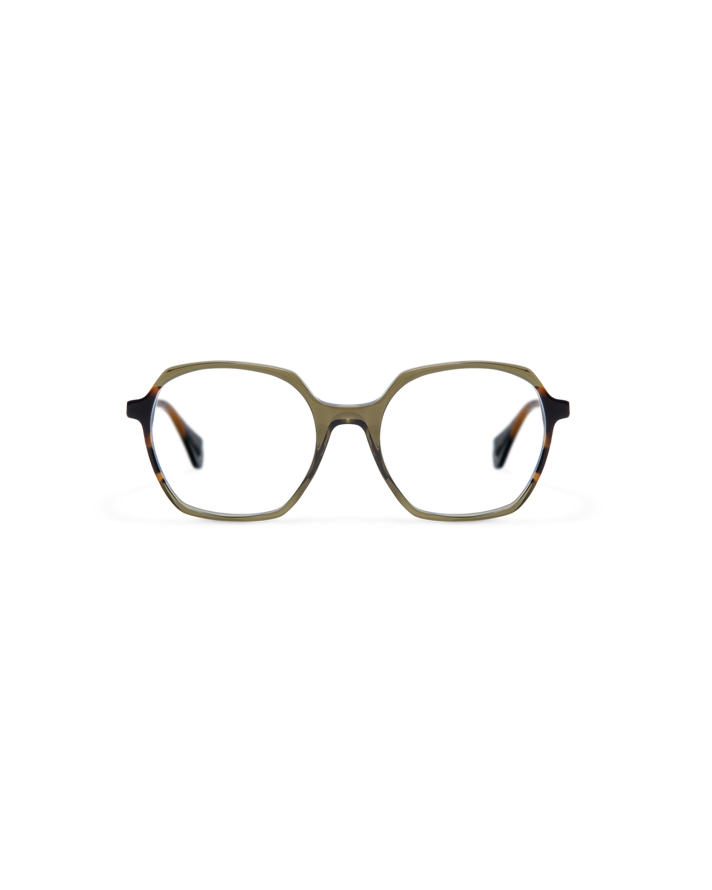 ABIGAIL: Geométricas Acetato Verde optical glasses by GIGI STUDIOS 13512