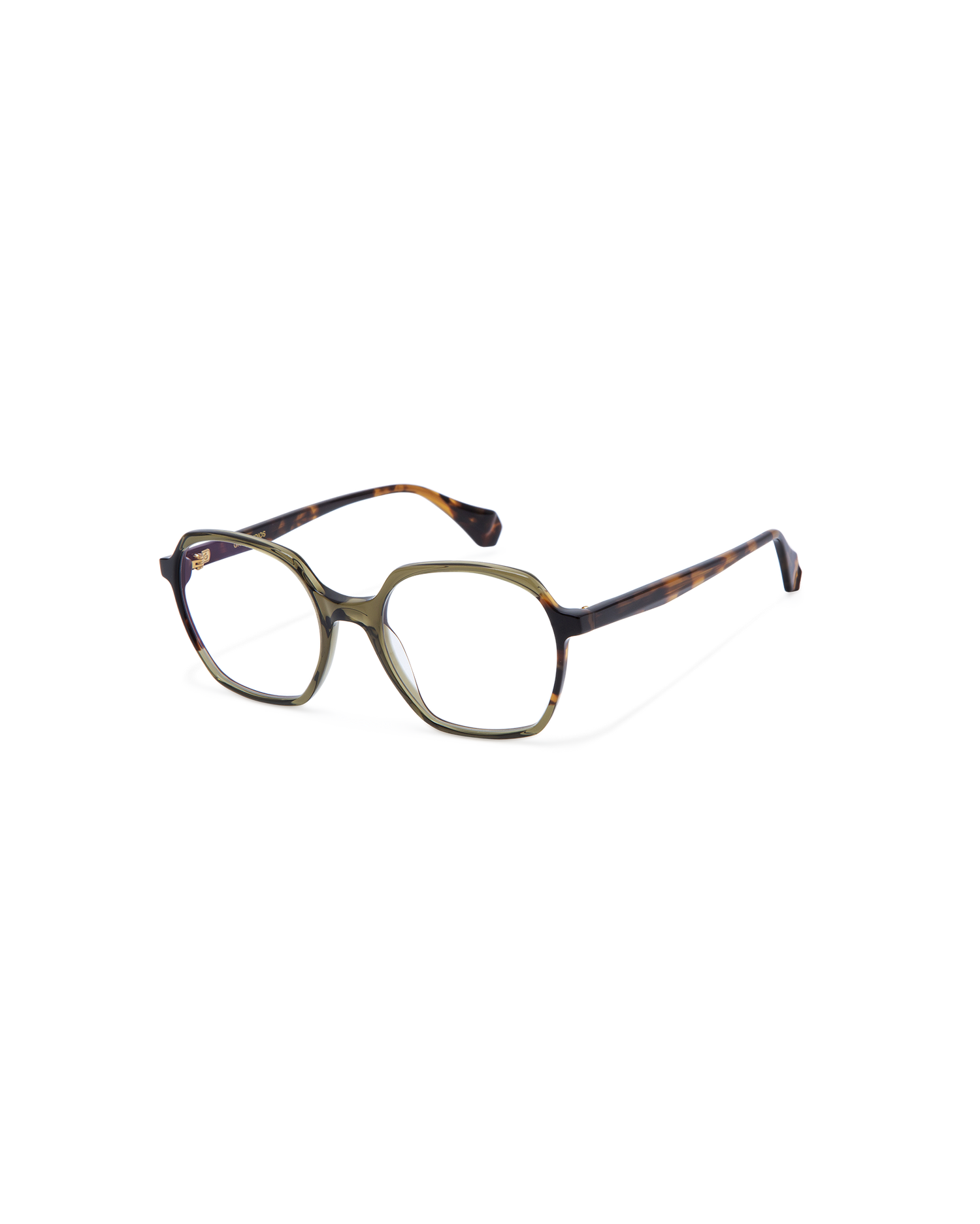 ABIGAIL: Geométricas Acetato Verde optical glasses by GIGI STUDIOS 13513