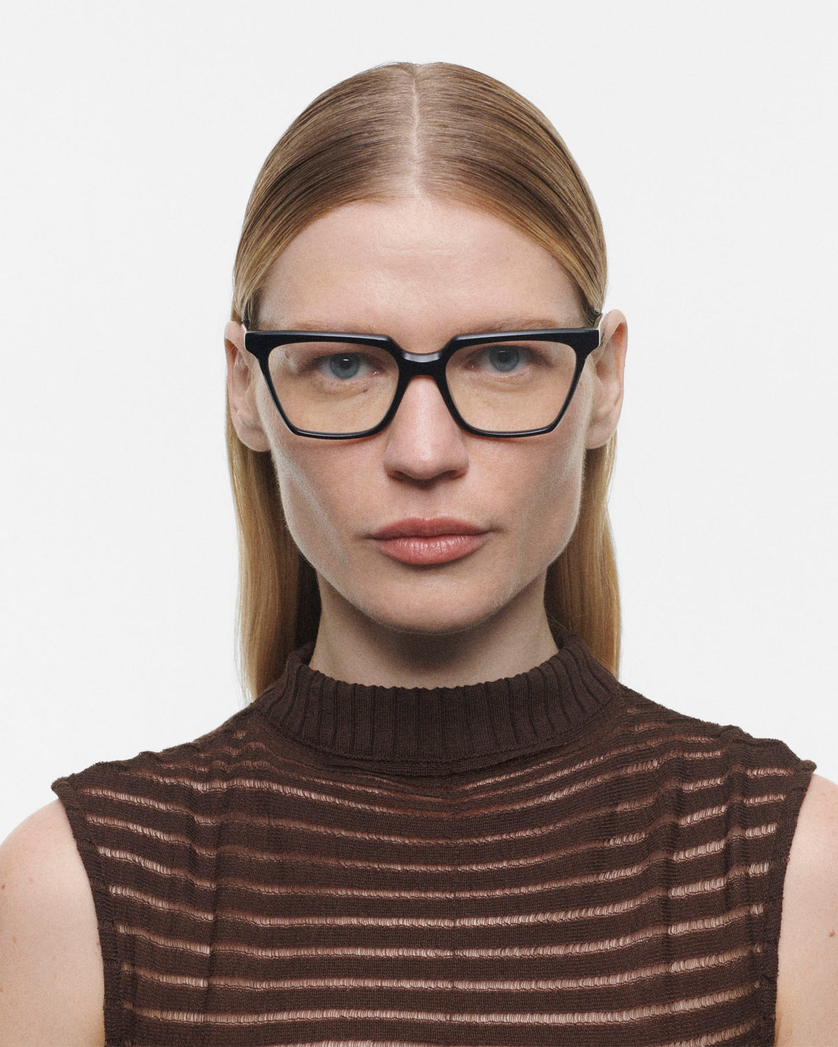 AMALIA: Cuadrada Acetato Noir optical glasses by GIGI STUDIOS 3952