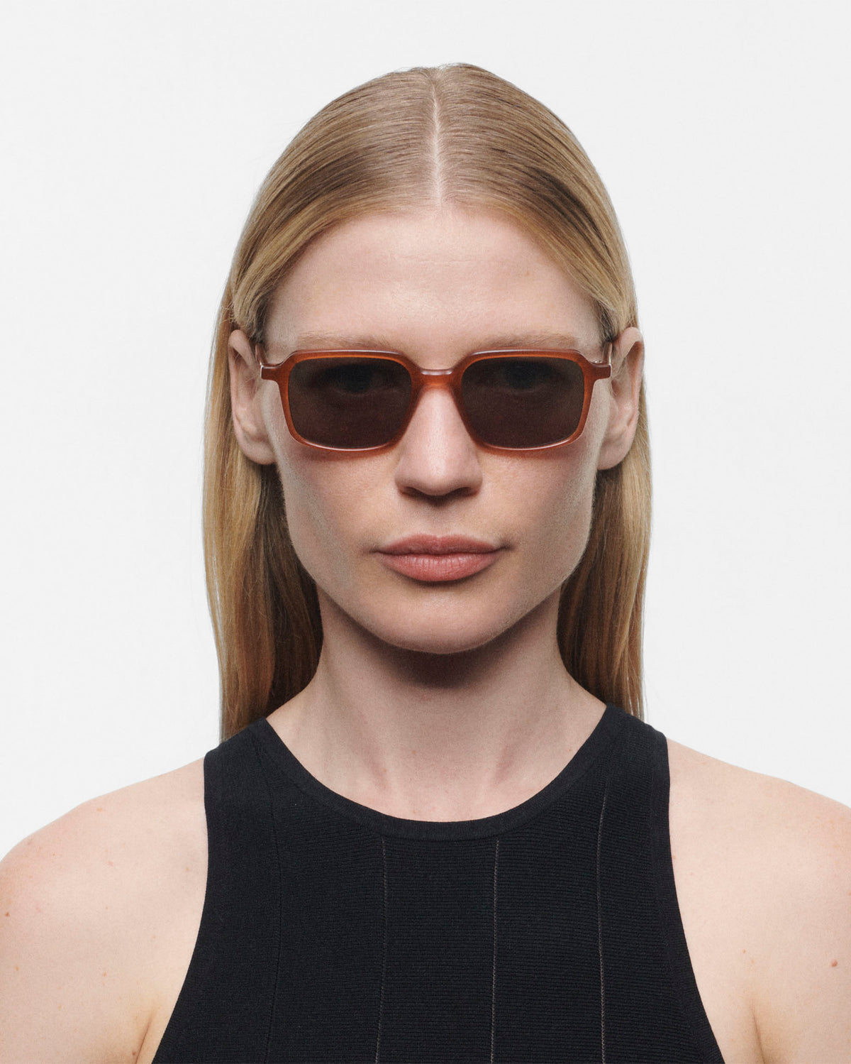 DOHA: Cuadrada Acetato Jaune sunglasses by GIGI STUDIOS 3999