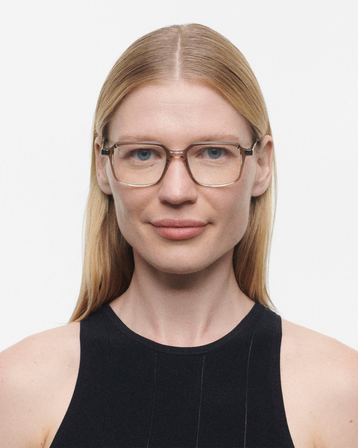 DOHA: Cuadrada Acetato Marrón optical glasses by GIGI STUDIOS 3983