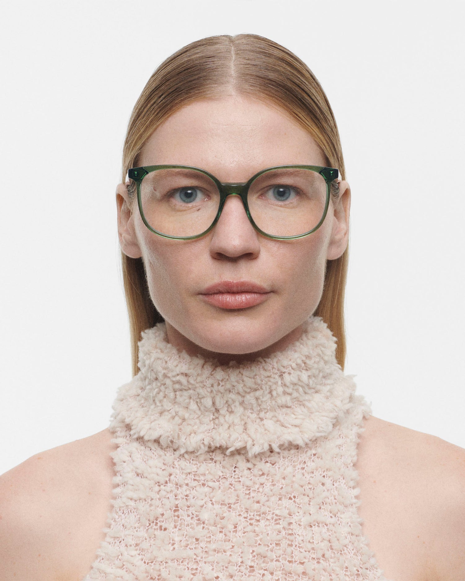 TANJA: Cuadrada Acetato Verde optical glasses by GIGI STUDIOS 4006
