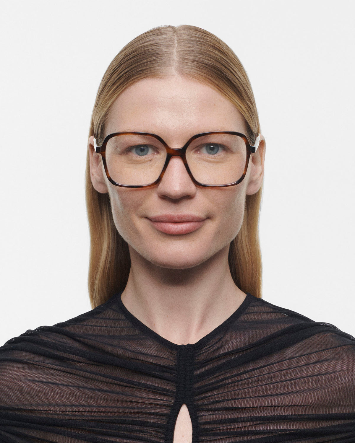 AYLA: Cuadrada Acetato Havana optical glasses by GIGI STUDIOS 4021