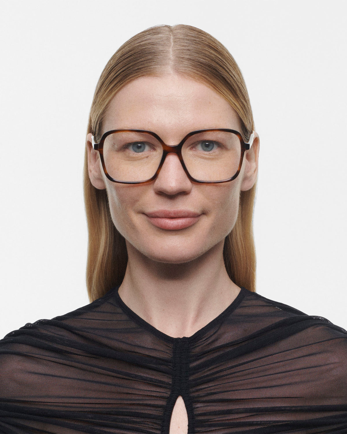 AYLA: Cuadrada Acetato Havana optical glasses by GIGI STUDIOS 4021