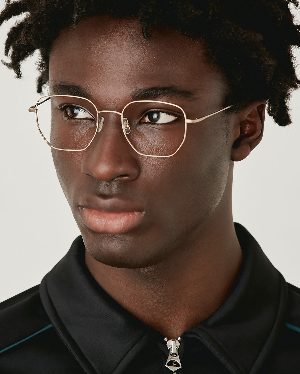 GINEBRA: Cuadrada Titanio Doré optical glasses by GIGI STUDIOS 1443