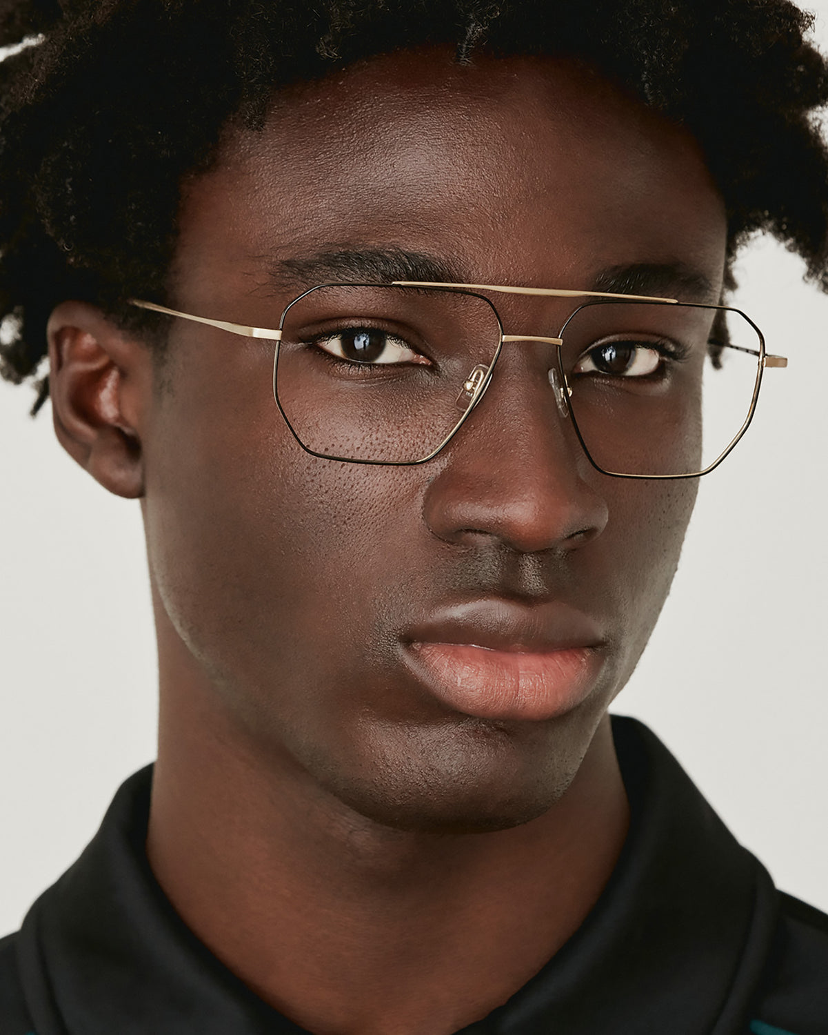 PHOENIX: Aviador Titanio Noir optical glasses by GIGI STUDIOS 1462