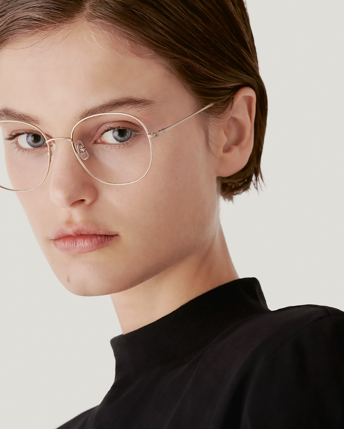 CECILIA: Redondas Titanio Doré optical glasses by GIGI STUDIOS 1474