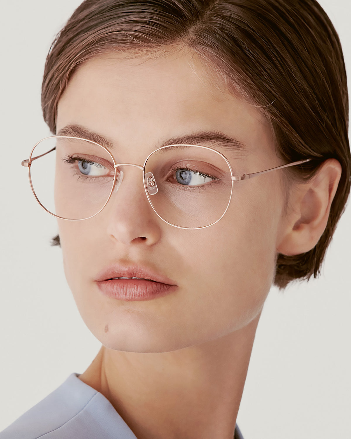 CECILIA: Redondas Titanio Rosa optical glasses by GIGI STUDIOS 1482