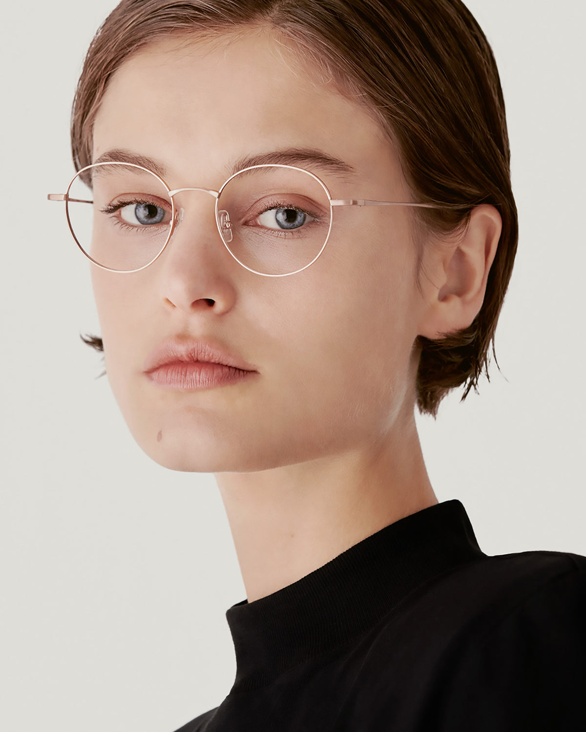 EMBER: Redondas Titanio Rosa optical glasses by GIGI STUDIOS 1505