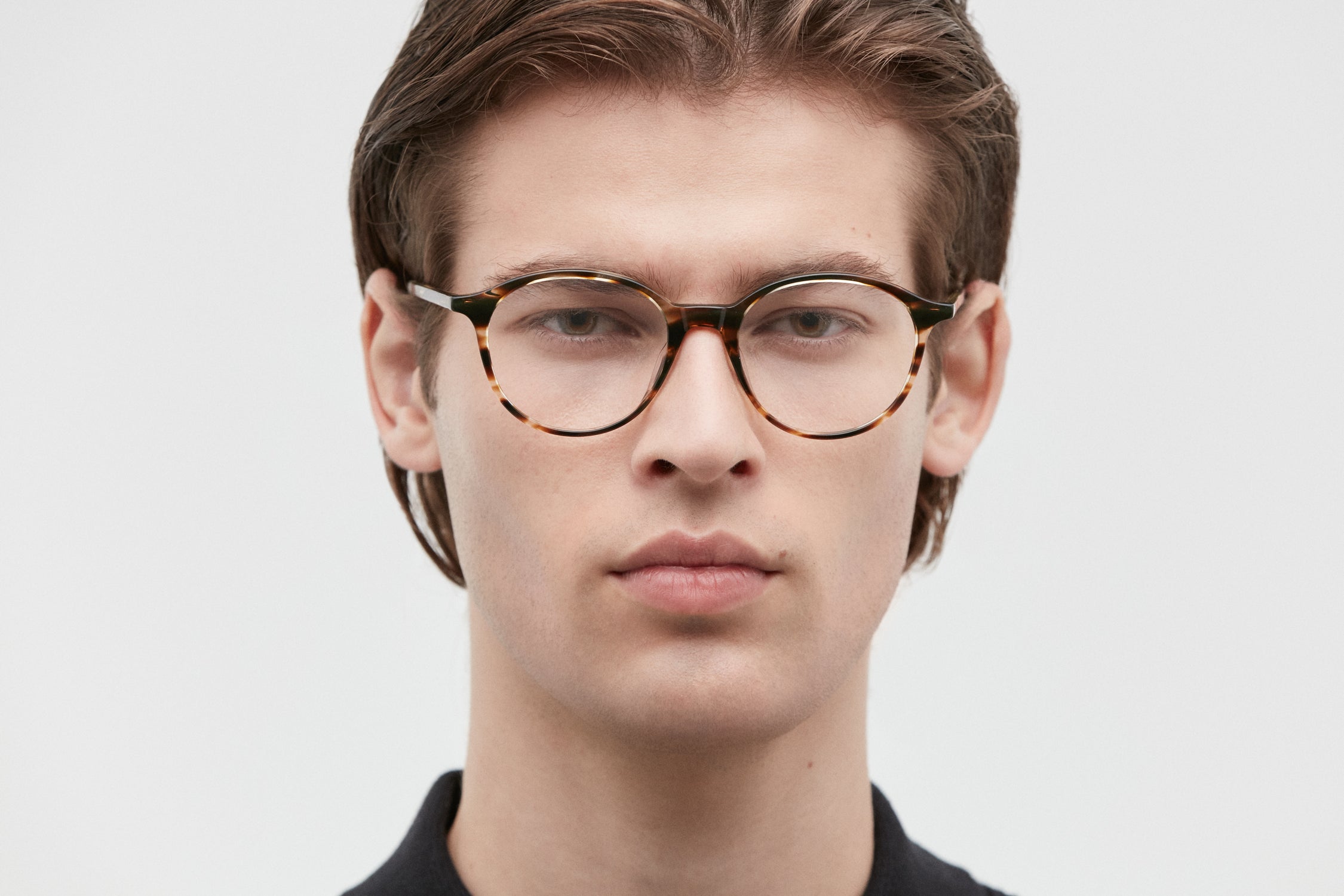 KOBE: Redondas Acetato Marrón optical glasses by GIGI STUDIOS 1529