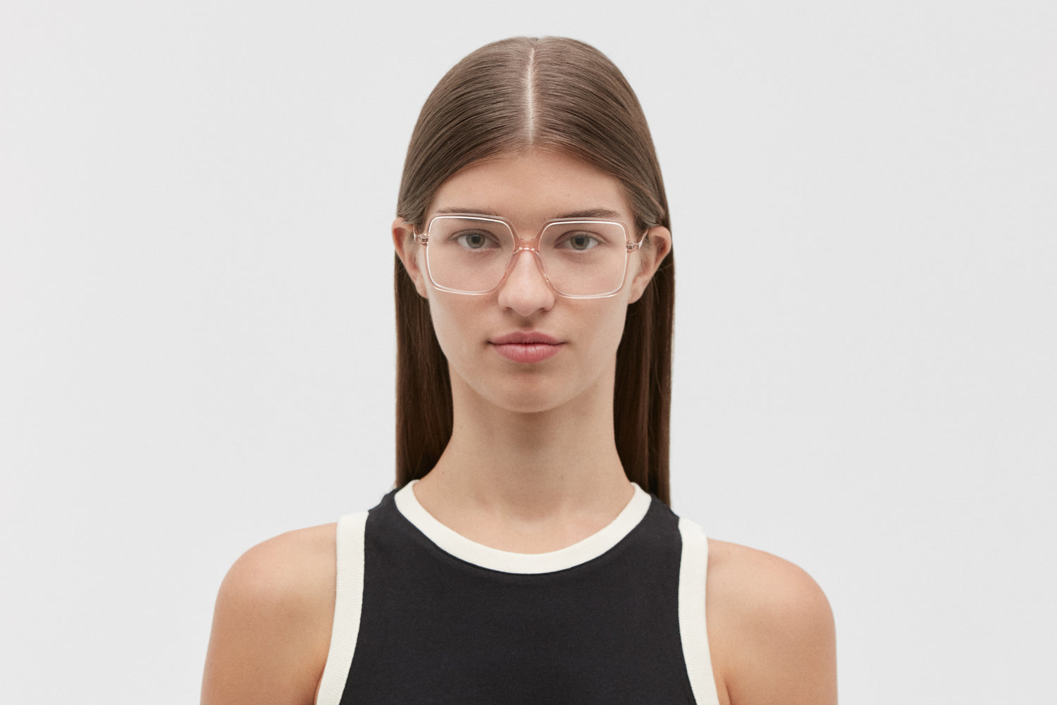 ADALIS: Cuadrada Acetato Transparente optical glasses by GIGI STUDIOS 3561