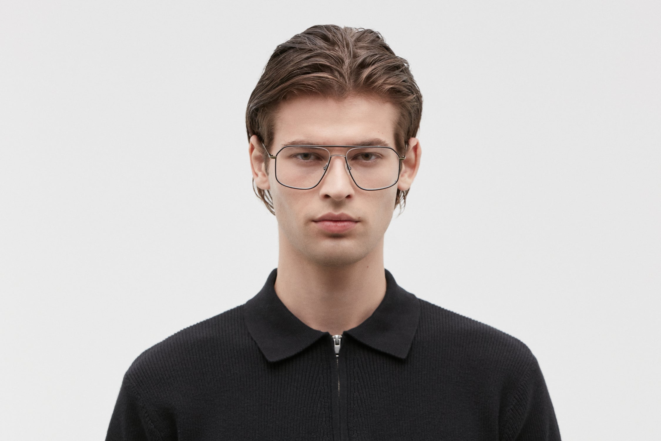 BLAKE: Aviador Titanio Grigio optical glasses by GIGI STUDIOS 3600