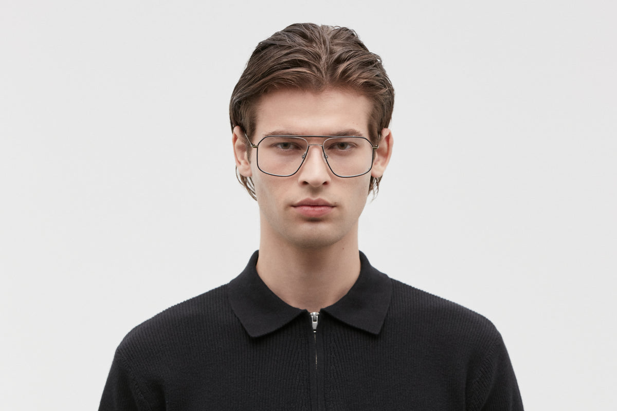 BLAKE: Aviador Titanio Grigio optical glasses by GIGI STUDIOS 3600