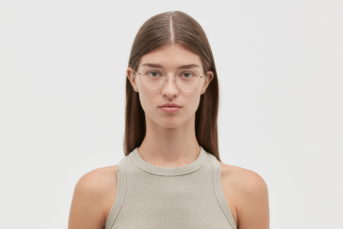 MAY: Redondas Titanio Doré optical glasses by GIGI STUDIOS 3606