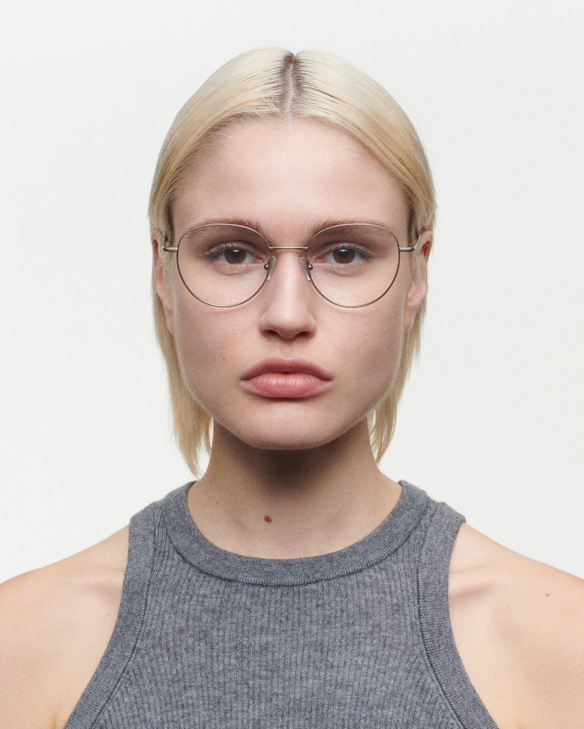FAITH: Redondas Titanio Doré optical glasses by GIGI STUDIOS 3768