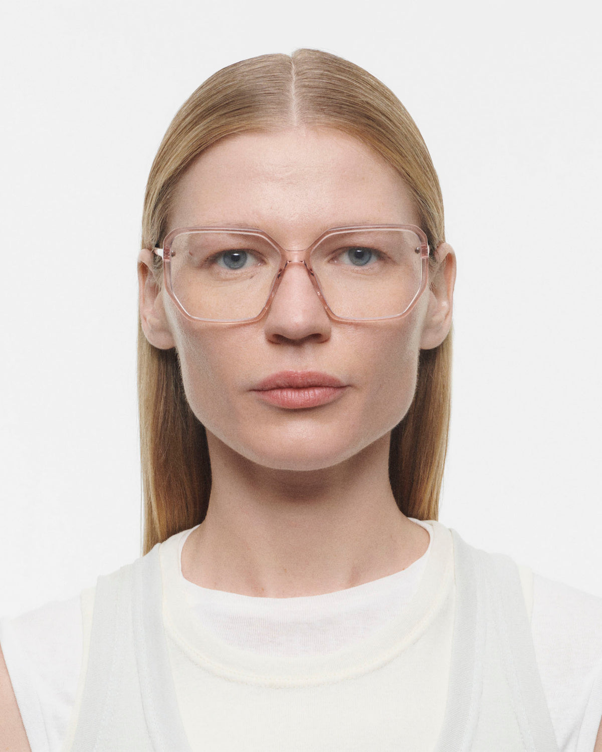 DENISA: Geométricas Acetato Rosa optical glasses by GIGI STUDIOS 81