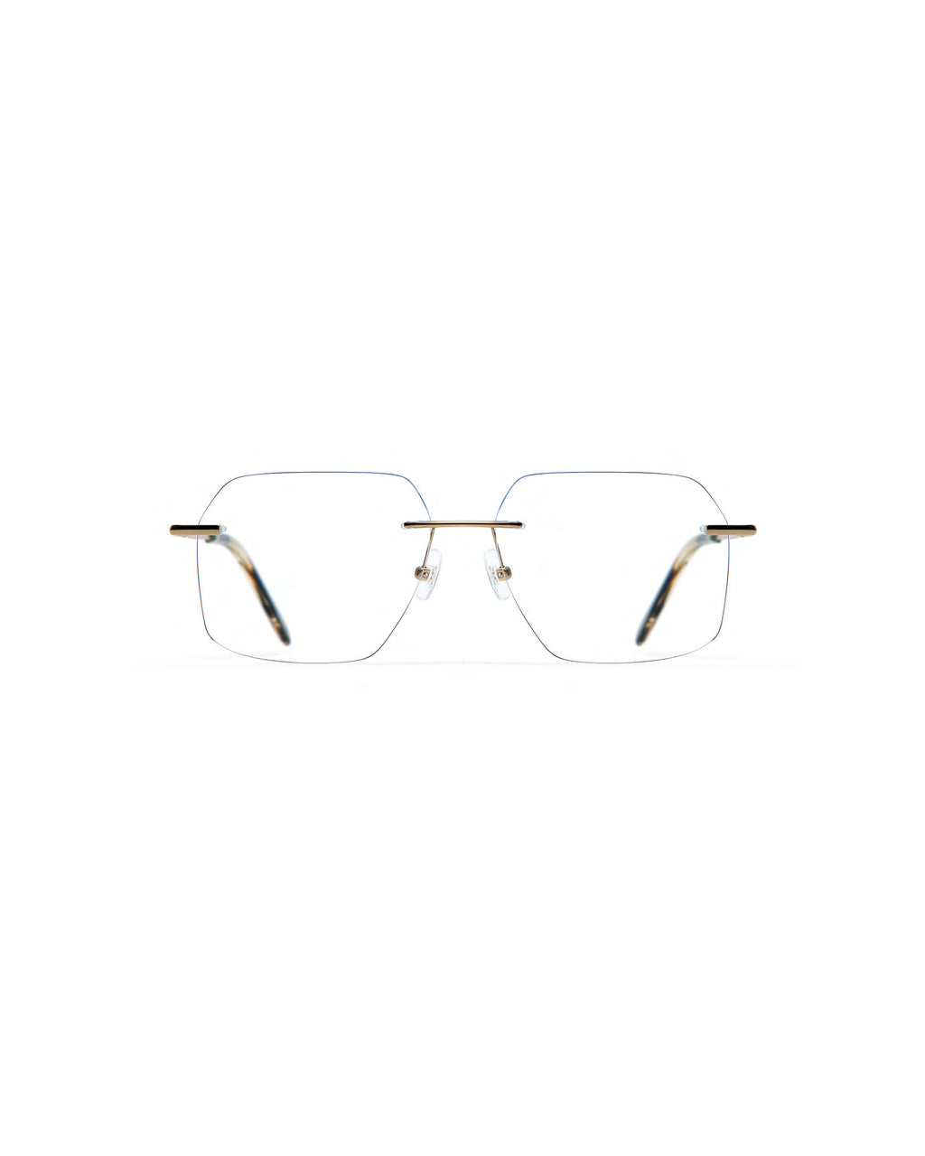 COTE: Rectangular Metal Doré optical glasses by GIGI STUDIOS 4119
