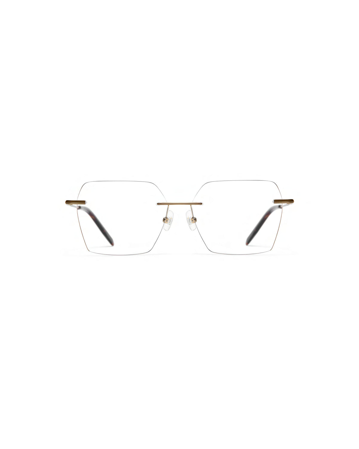 COTE: Rectangular Metal Doré optical glasses by GIGI STUDIOS 4123