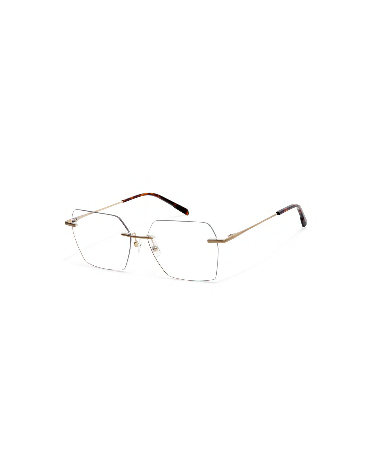 COTE: Rectangular Metal Doré optical glasses by GIGI STUDIOS 4124