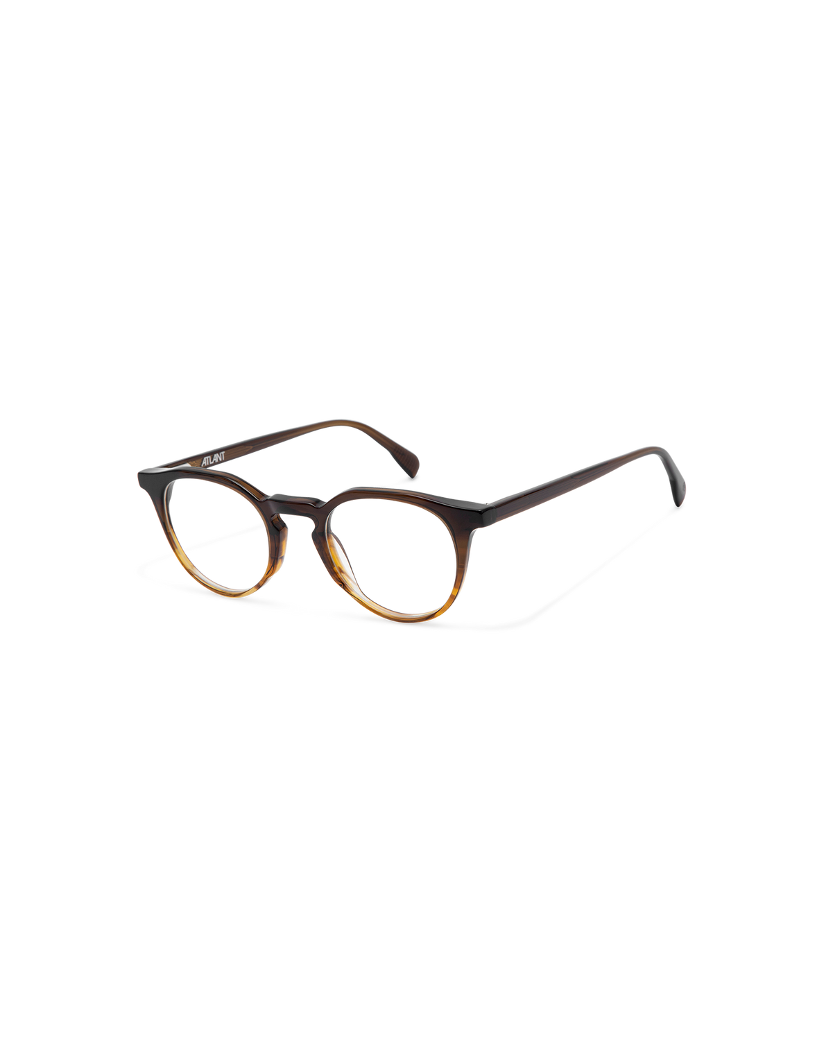 PETER: Redondas Acetato Marrón optical glasses by ATLANT 12304