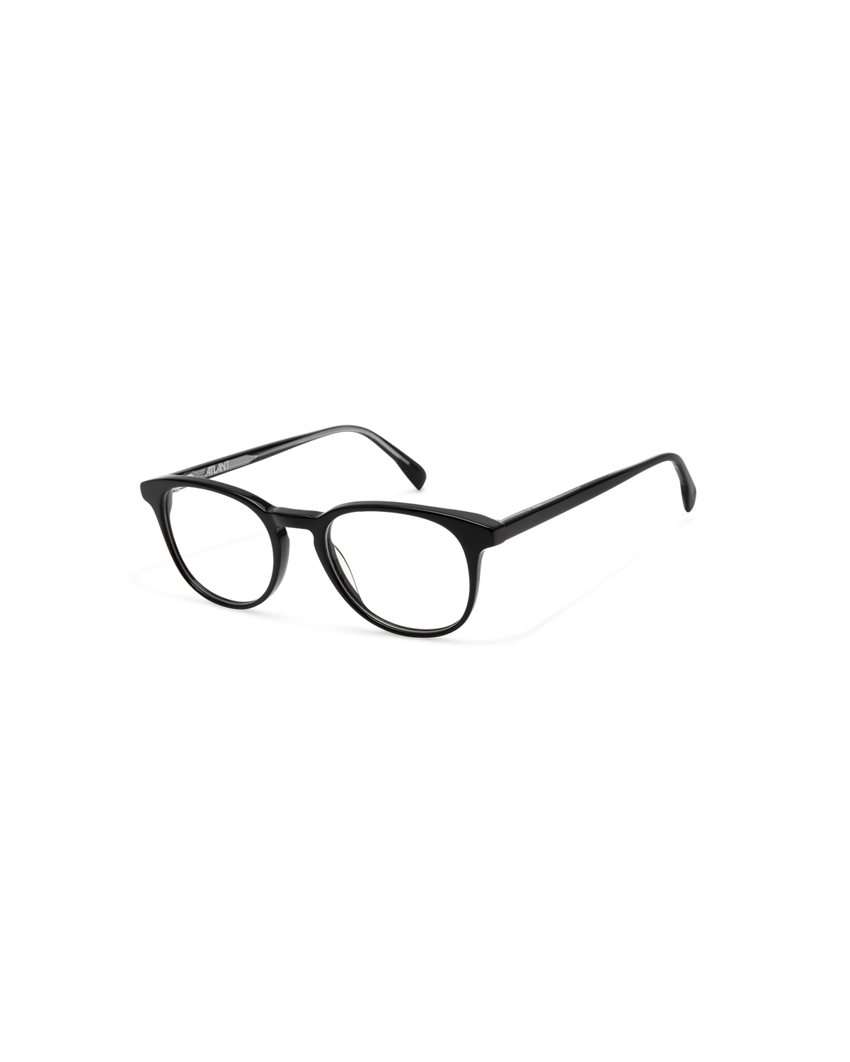 PAULO: Redondas Acetato Noir optical glasses by ATLANT 12306
