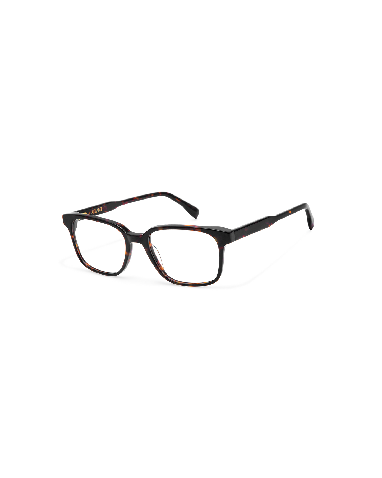 CEDRIC: Cuadrada Acetato Havana optical glasses by ATLANT 12311