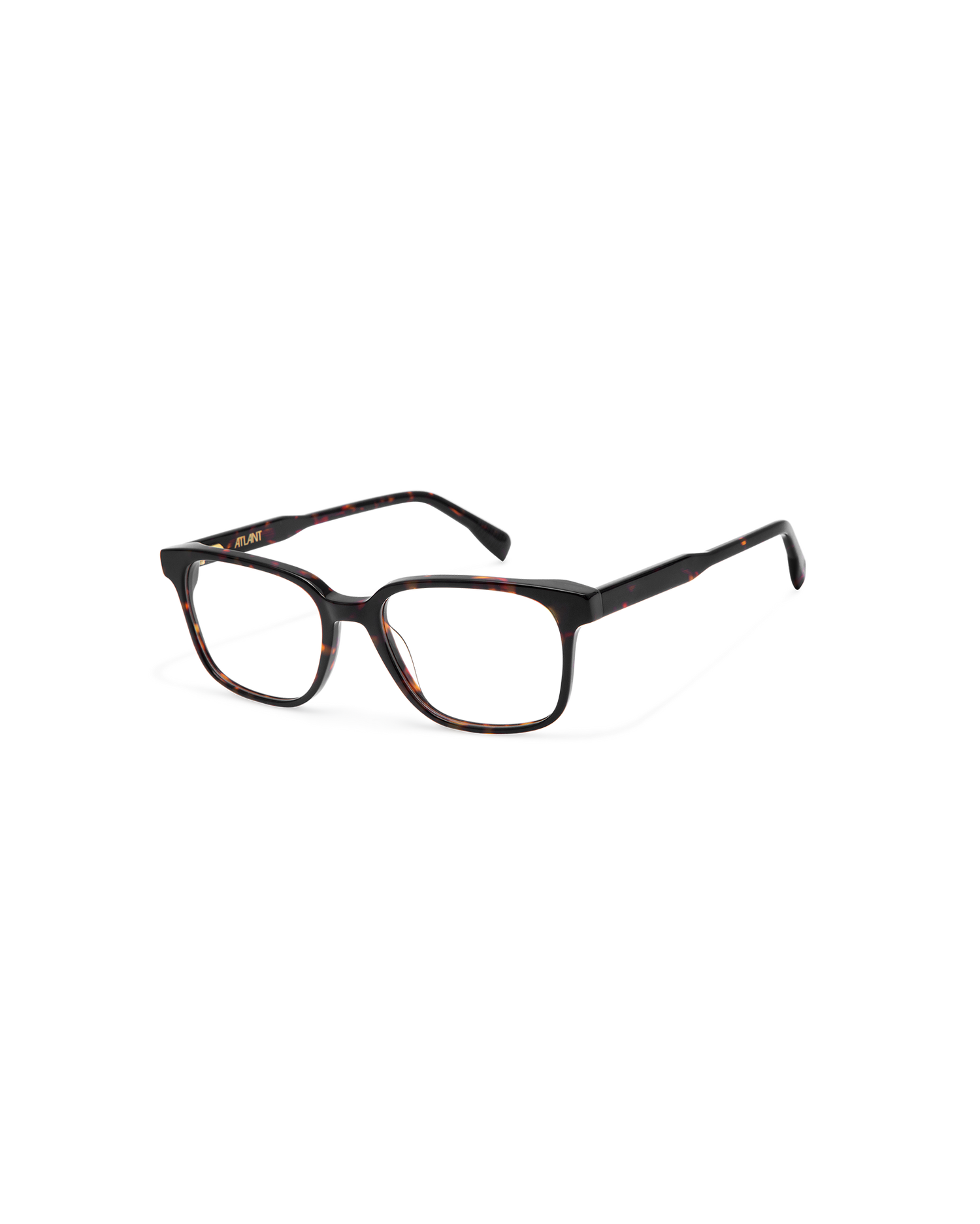 CEDRIC: Cuadrada Acetato Havana optical glasses by ATLANT 12311