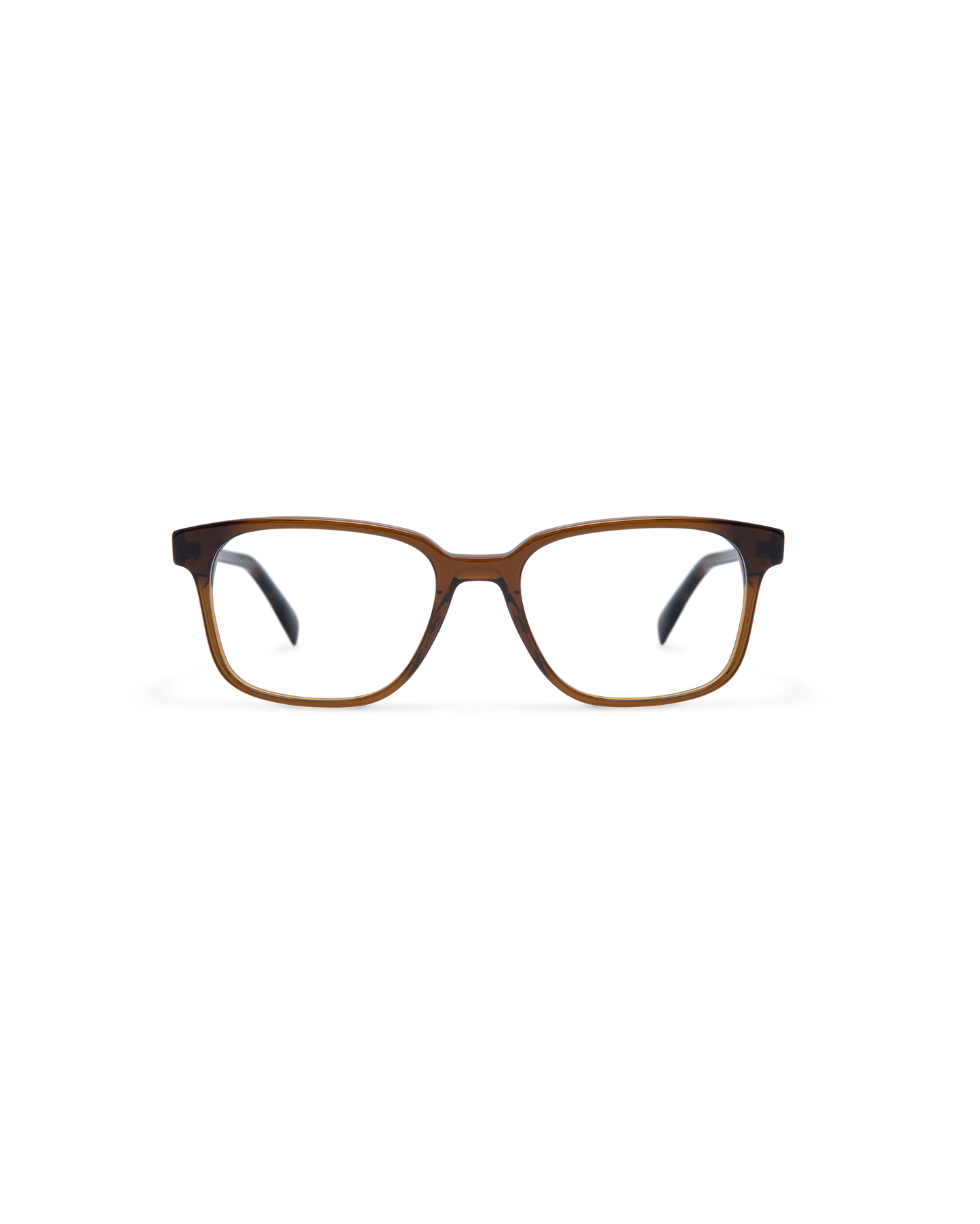 CEDRIC: Cuadrada Acetato Marrón optical glasses by ATLANT 12239