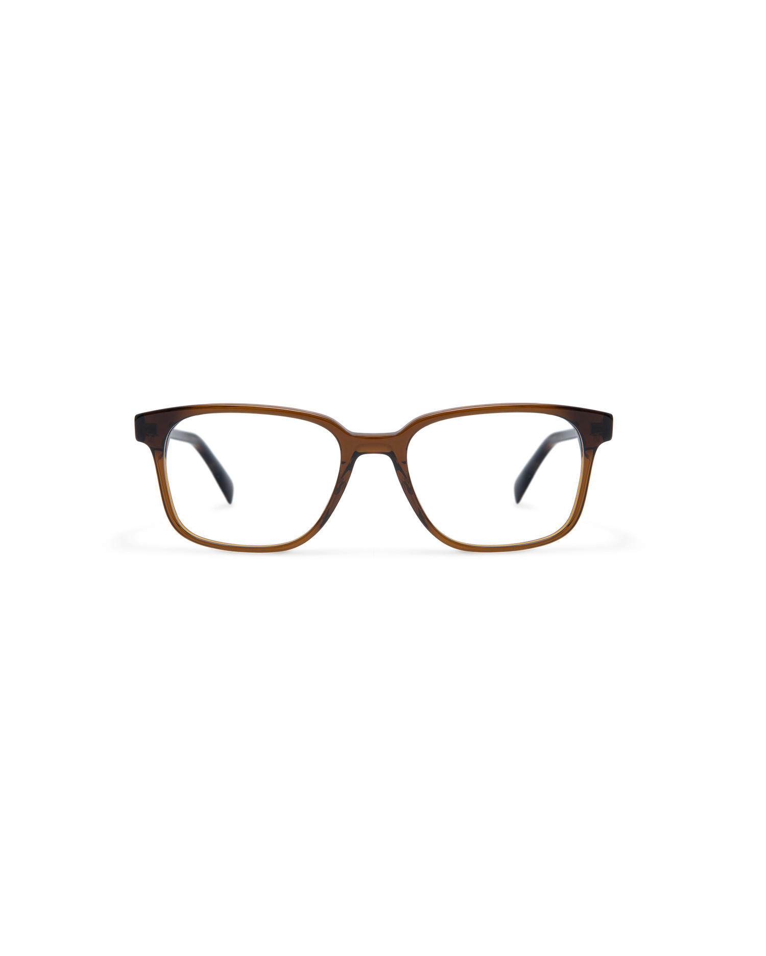 CEDRIC: Cuadrada Acetato Marrón optical glasses by ATLANT 12239