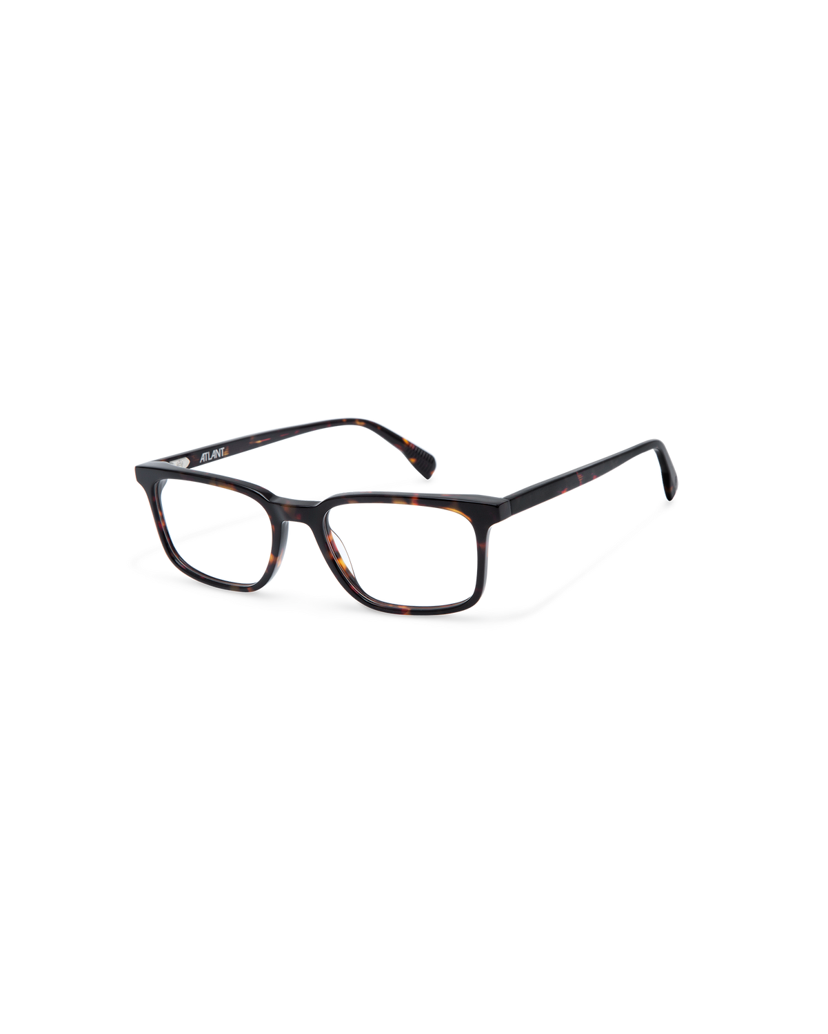 GLENN: Rectangular Acetato Havana optical glasses by ATLANT 12315