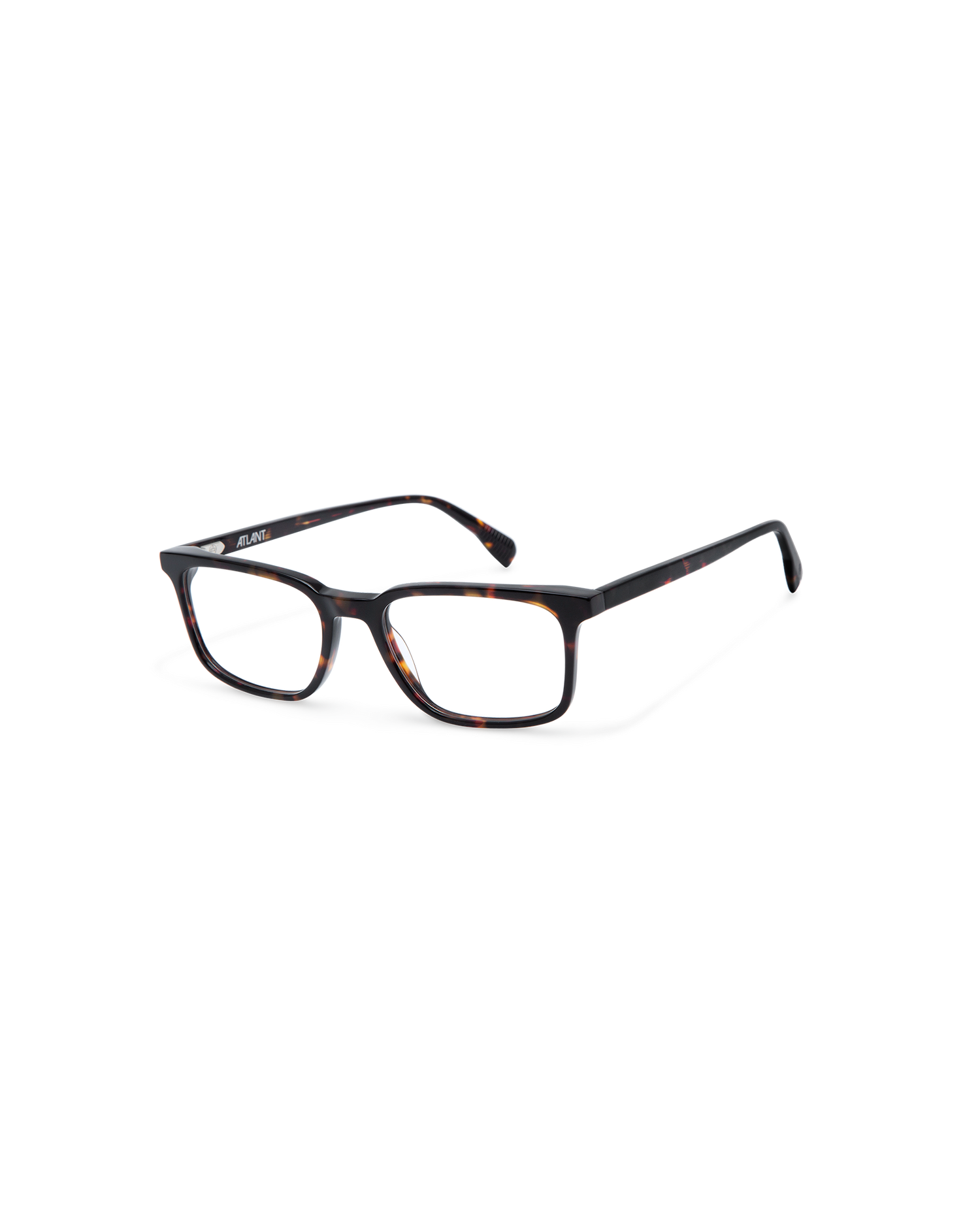 GLENN: Rectangular Acetato Havana optical glasses by ATLANT 12315