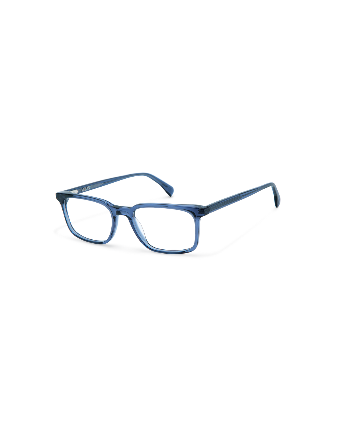 GLENN: Rectangular Acetato Azul optical glasses by ATLANT 12316