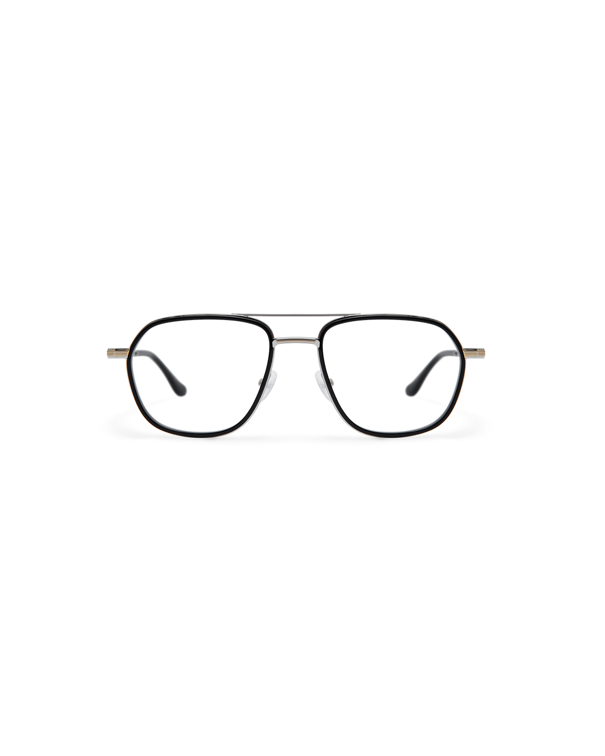 DENYS: Aviador Acetato-Metal Noir optical glasses by ATLANT 12245