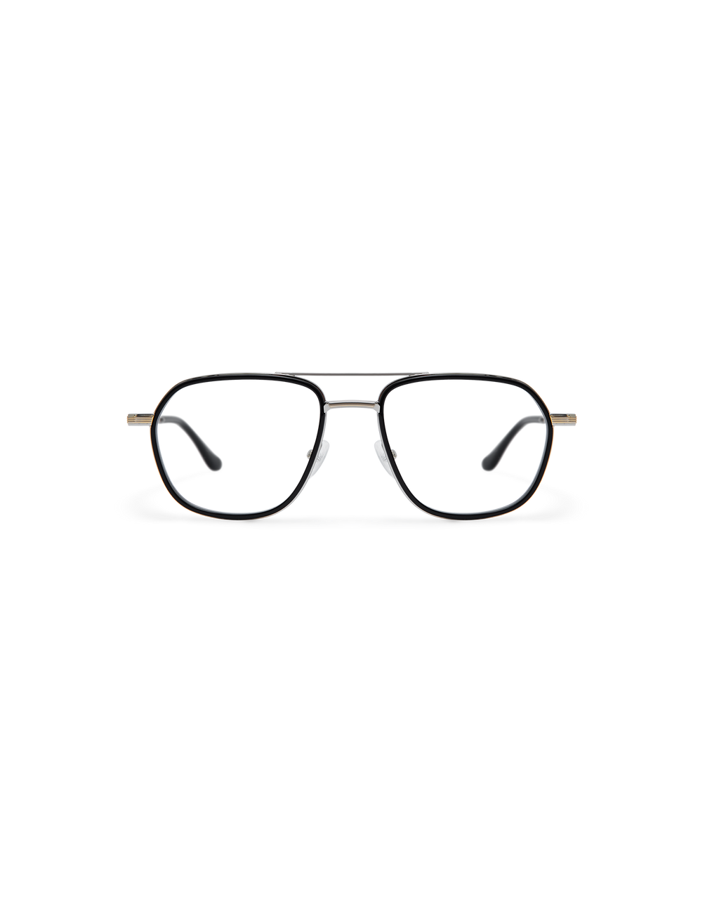 DENYS: Aviador Acetato-Metal Noir optical glasses by ATLANT 12245