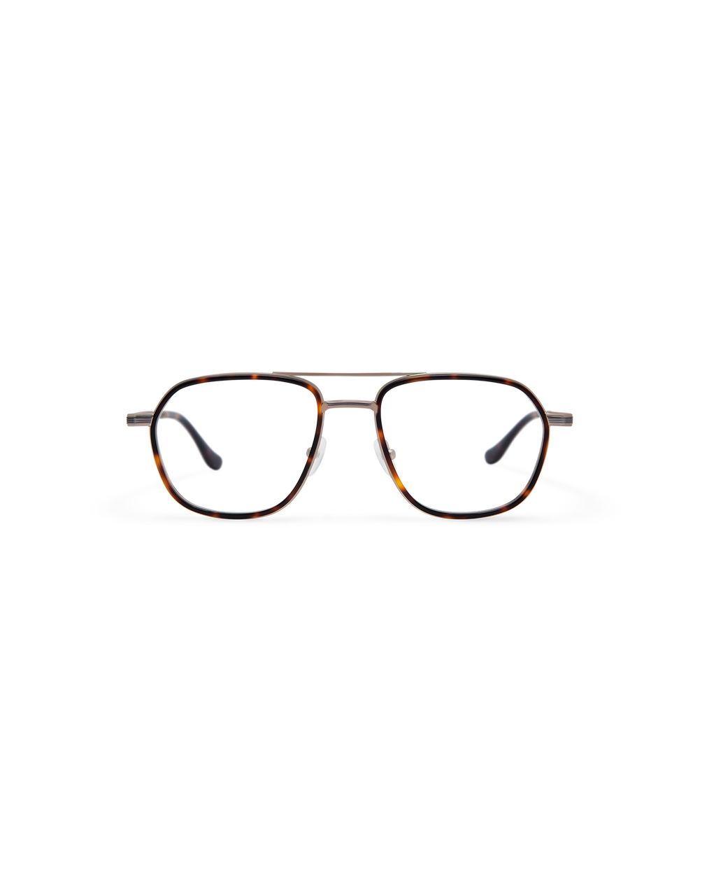 DENYS: Aviador Acetato-Metal Havana optical glasses by ATLANT 12246