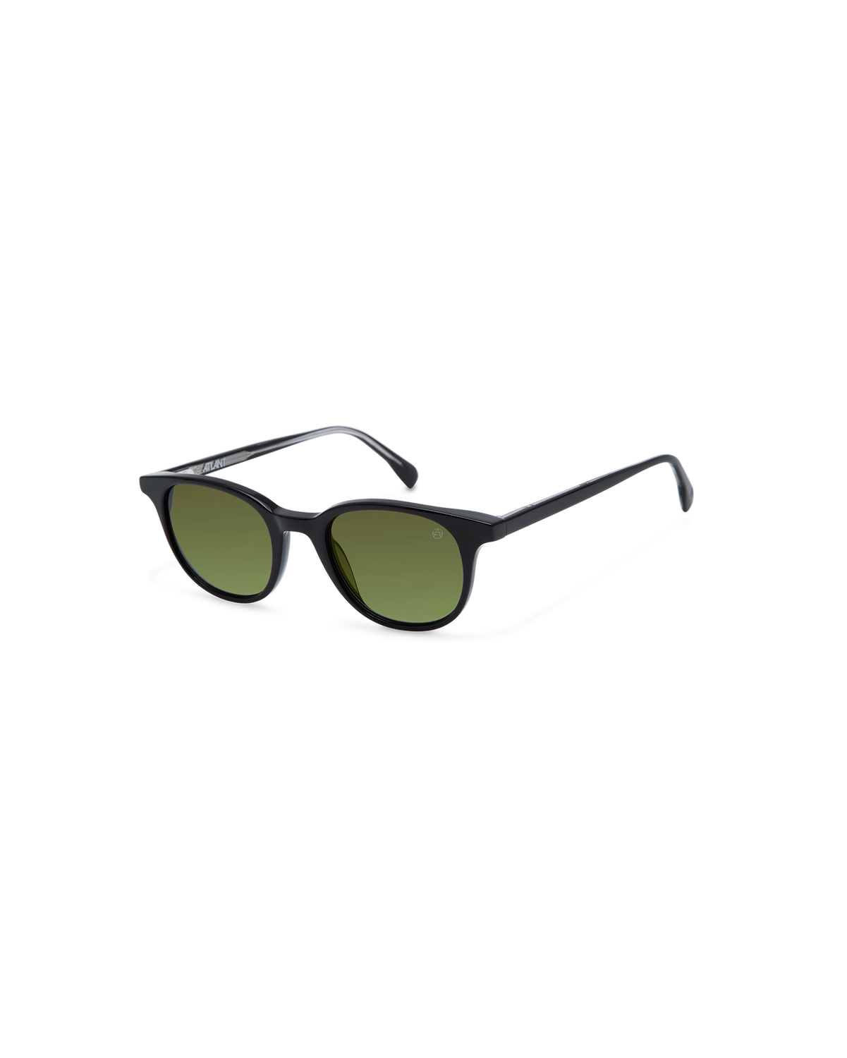 HELMUT: Redondas Acetato Noir sunglasses by ATLANT 12324