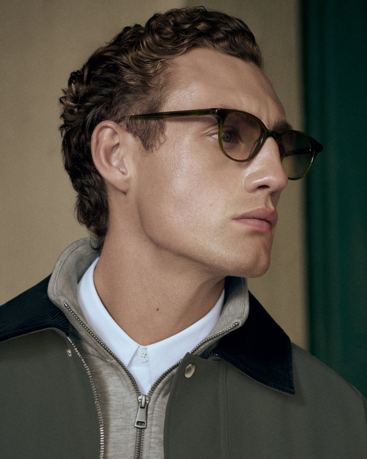 HELMUT: Redondas Acetato Verde sunglasses by ATLANT 13891