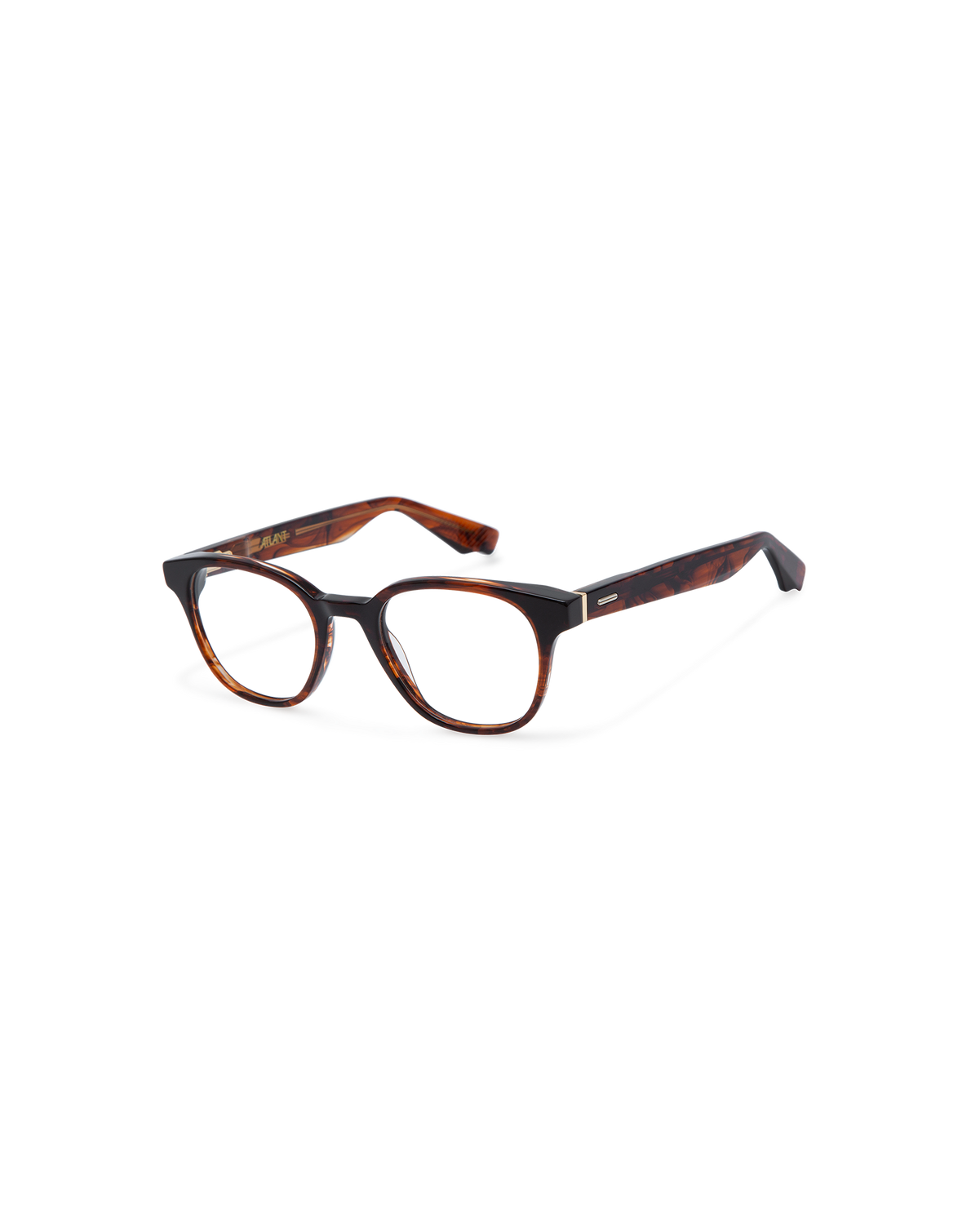 BREUER: Redondas Acetato Havana optical glasses by ATLANT 12333