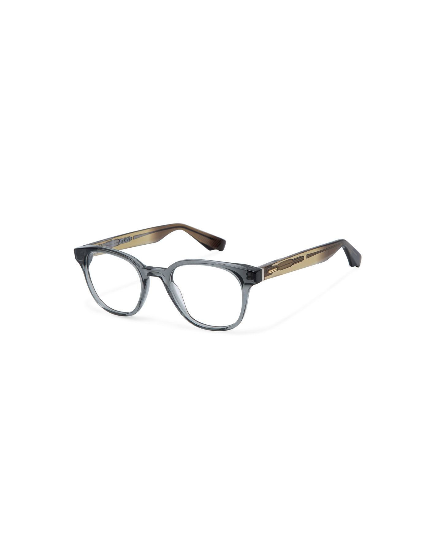 BREUER: Redondas Acetato Grigio optical glasses by ATLANT 12334