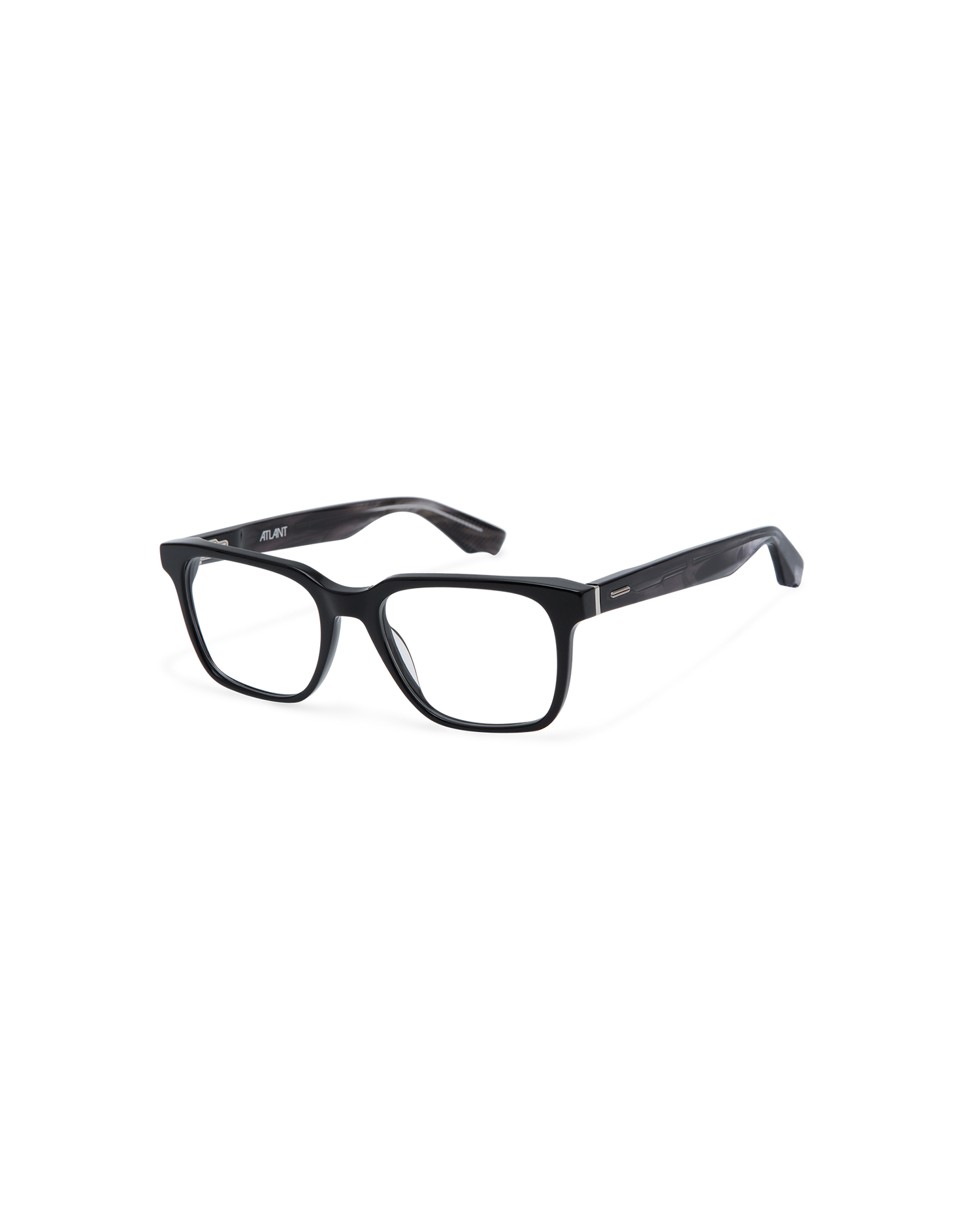 OTTO: Rectangular Acetato Noir optical glasses by ATLANT 12336