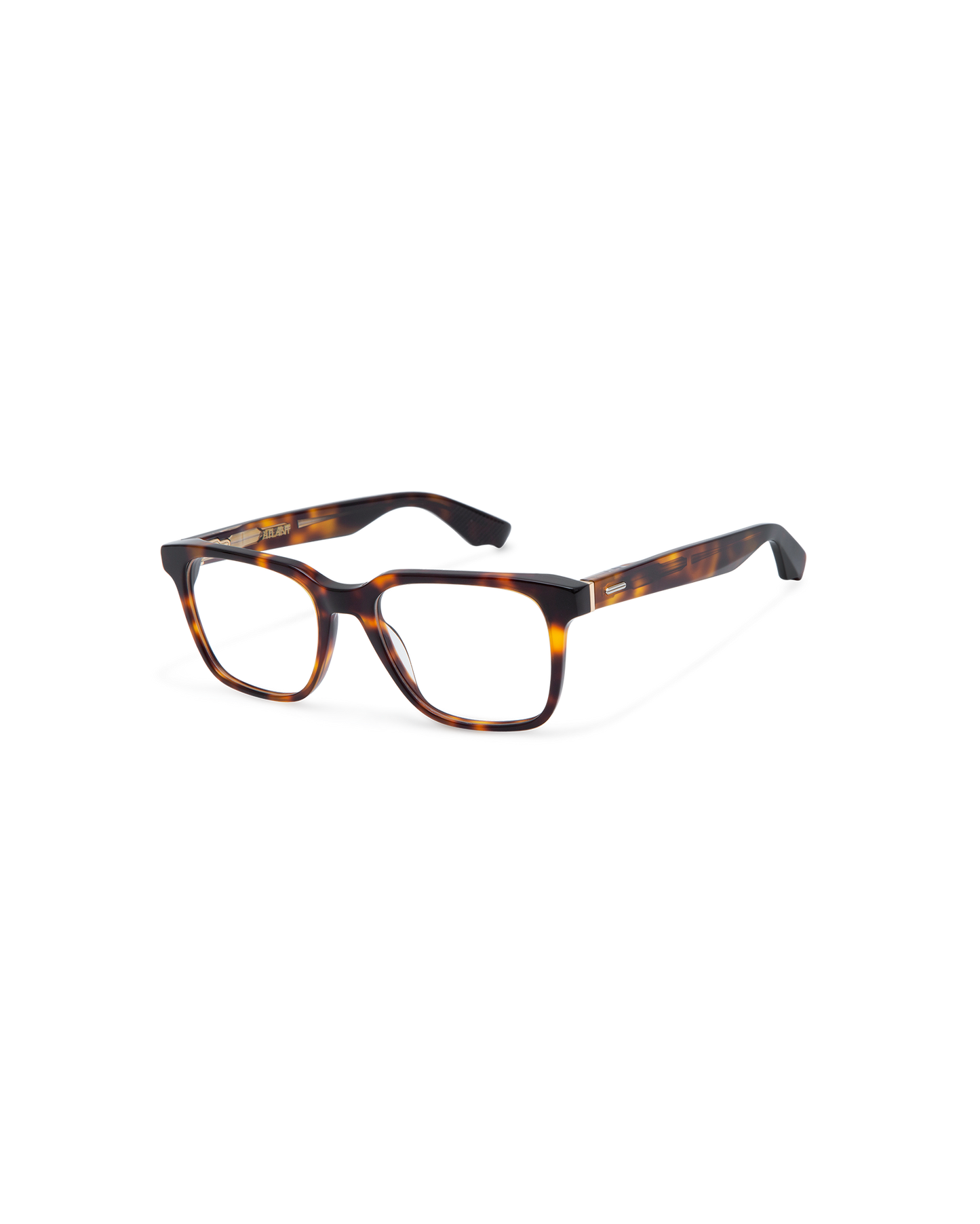 OTTO: Rectangular Acetato Havana optical glasses by ATLANT 12337